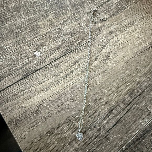 CZ by Kenneth Jay Lane Heart Necklace - Picture 2 of 12